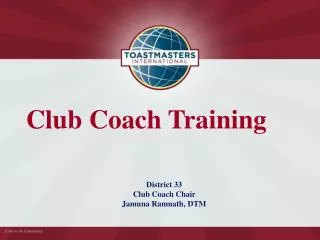 Club Coach Training