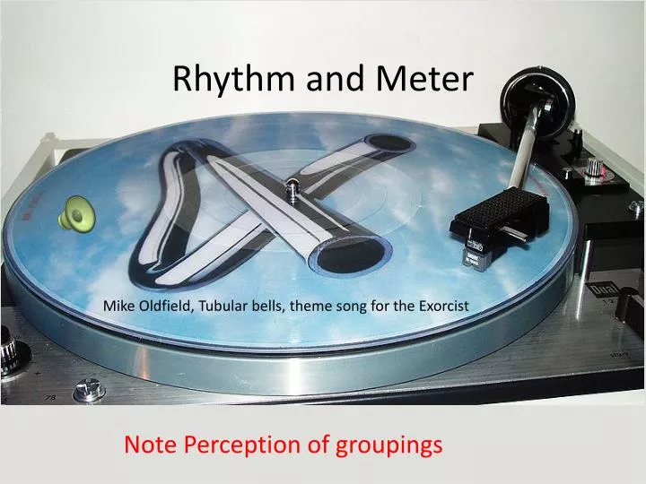 rhythm and meter