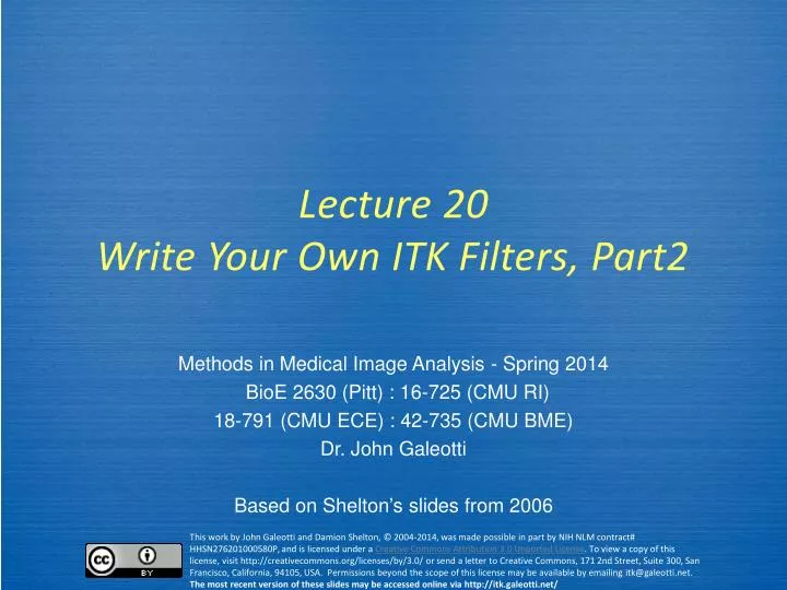 lecture 20 write your own itk filters part2