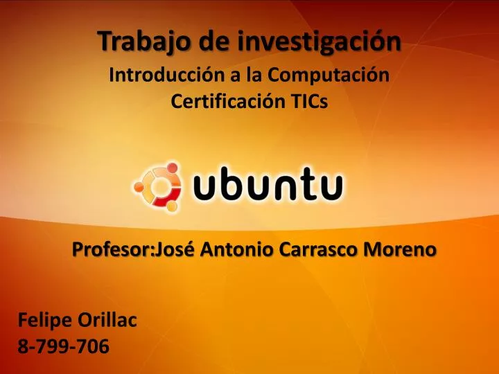 trabajo de investigaci n