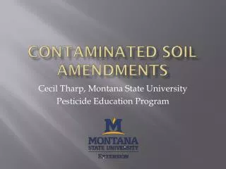 Contaminated soil amendments