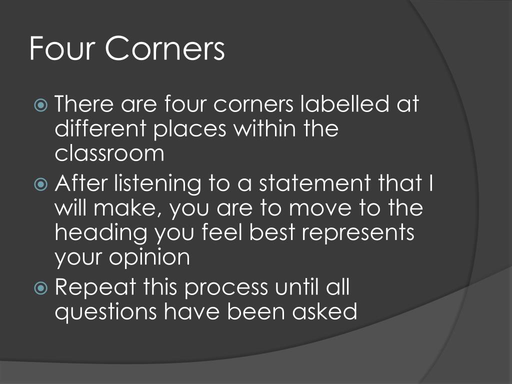 PPT - Four Corners PowerPoint Presentation, free download - ID:1580562