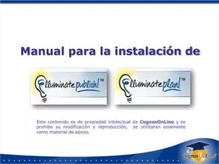 manual para la instalaci n de