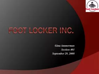 Foot locker inc.