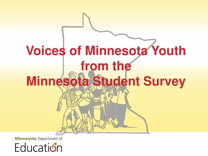 voices of minnesota youth from the minnesota student survey