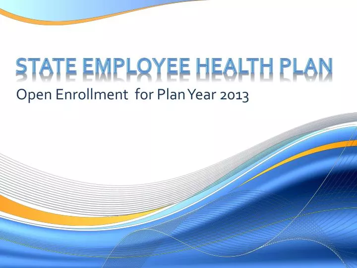 state employee health plan