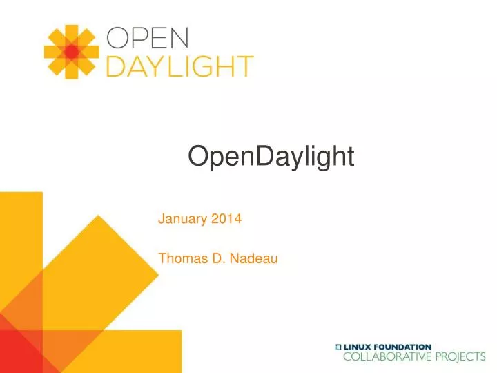 Opendaylight Powerpoint Presentation