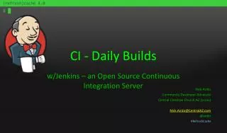 CI - Daily Builds