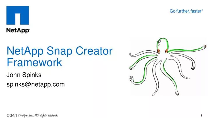 netapp snap creator framework