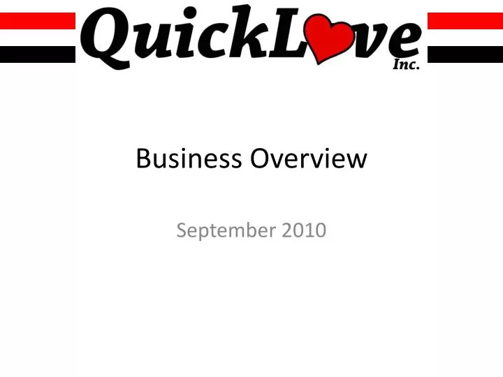 business overview