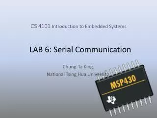 LAB 6: Serial Communication