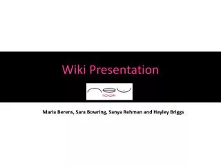 Wiki Presentation