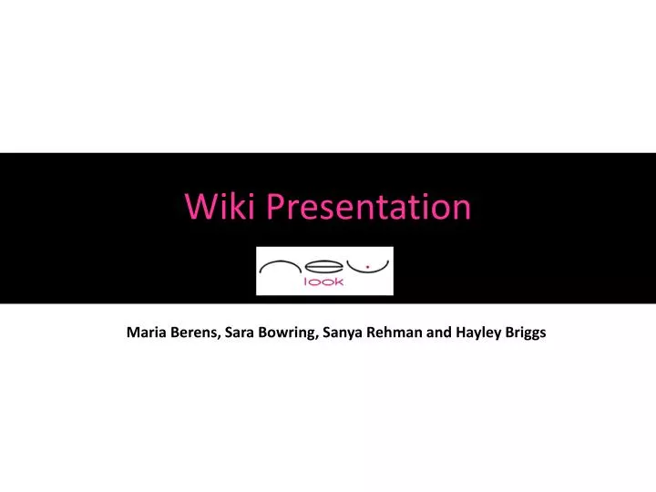 wiki presentation
