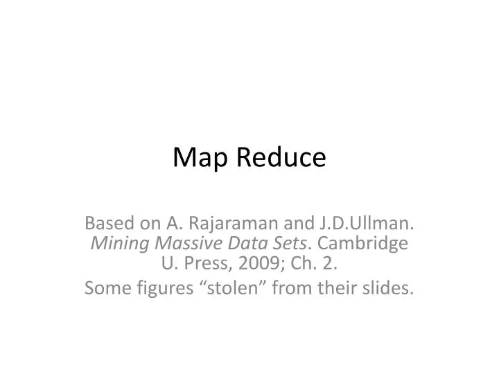 map reduce