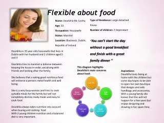 Flexible about food