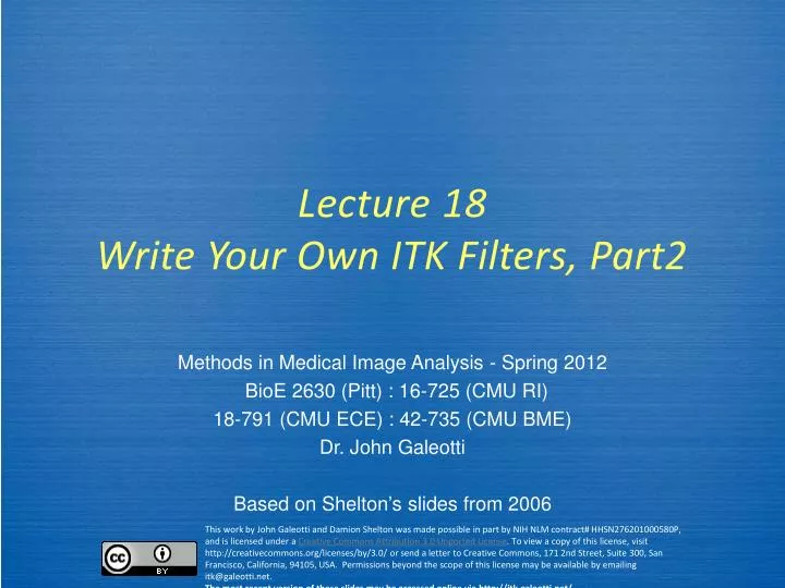 lecture 18 write your own itk filters part2