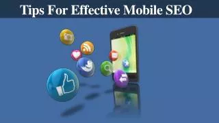 Tips For Effective Mobile SEO