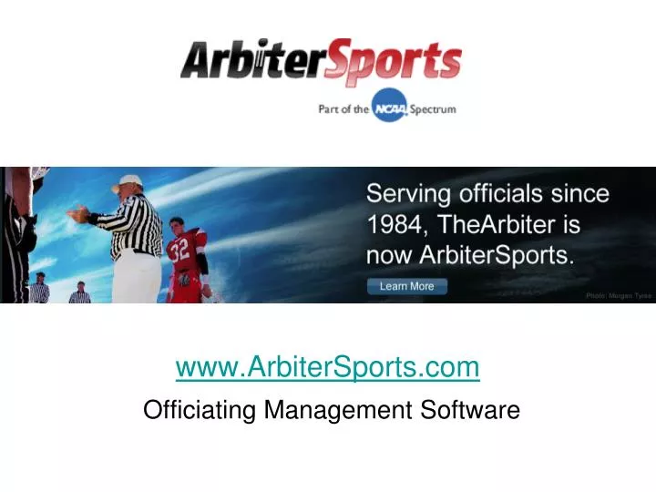 www arbitersports com officiating management software