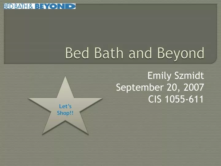 bed bath and beyond