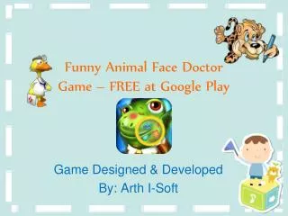 Funny Animal Face Doctor Game - FREE at Google Play