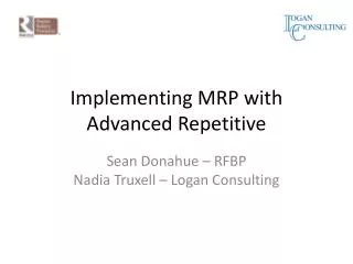 Implementing MRP with Advanced Repetitive