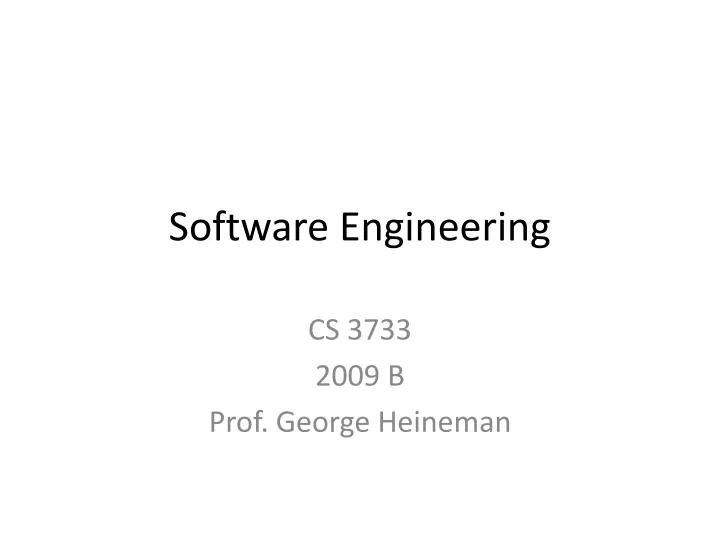 software engineering