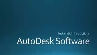 AutoDesk Software