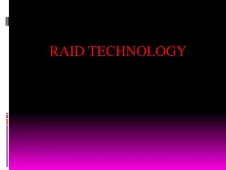 RAID TECHNOLOGY