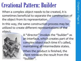 Creational Pattern: Builder