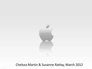 Chelsea Martin &amp; Susanne Rattay , March 2012