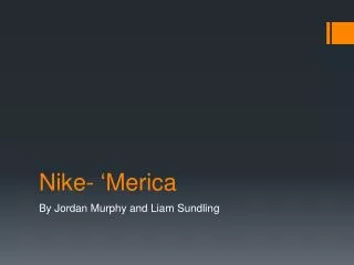 Nike- ‘ Merica