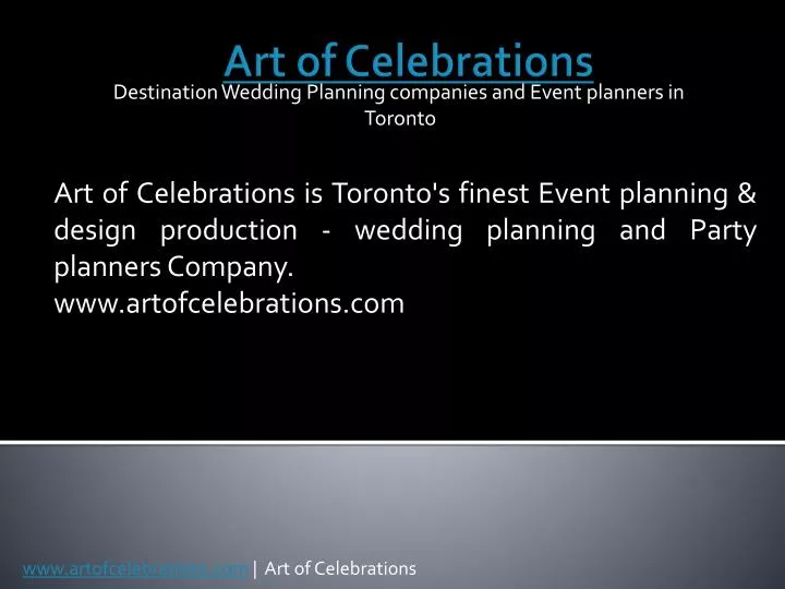 destination wedding planning companies and event planners in toronto