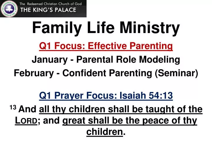 family life ministry