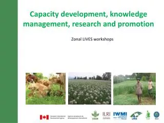 Capacity development, knowledge management, research and promotion