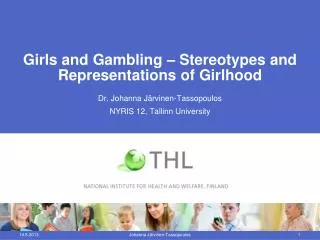 Girls and Gambling – Stereotypes and Representations of Girlhood