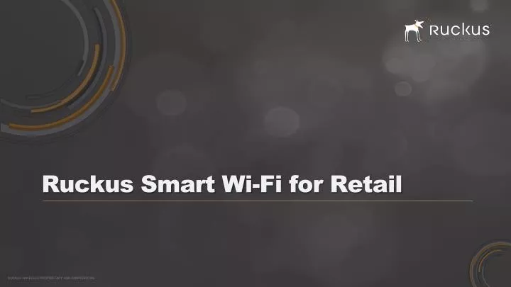 ruckus smart wi fi for retail