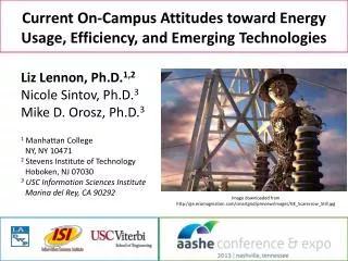 Current On-Campus Attitudes toward Energy Usage, Efficiency, and Emerging Technologies