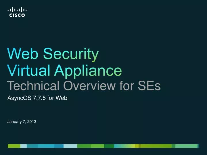 web security virtual appliance technical overview for ses