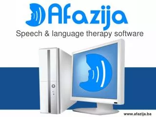 Speech &amp; language therapy software