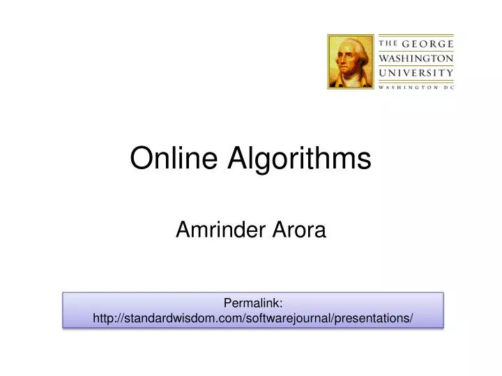 online algorithms