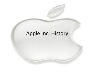 Apple Inc. History