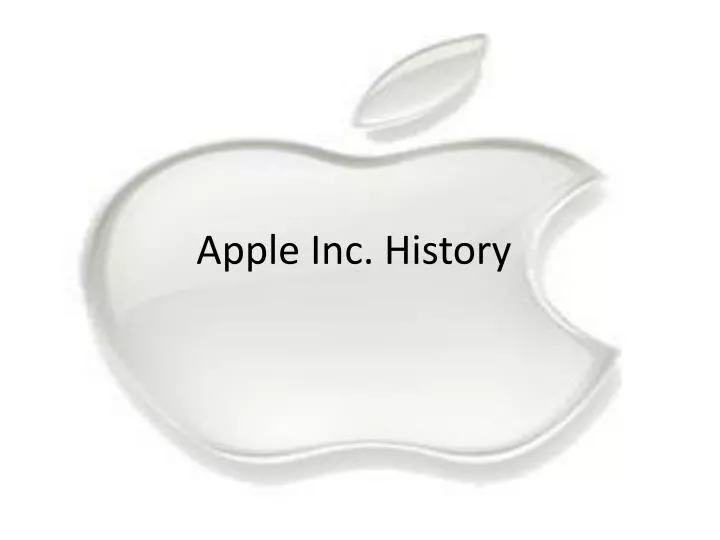 apple inc history