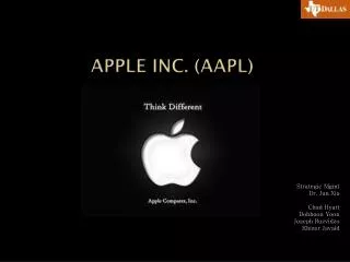 Apple InC. (AAPL)
