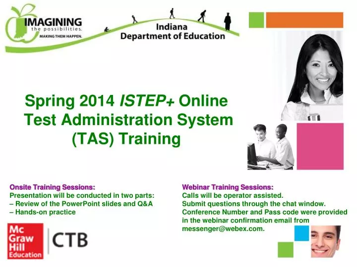 spring 2014 istep online test administration system tas training
