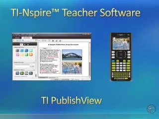 TI-Nspire™ Teacher Software