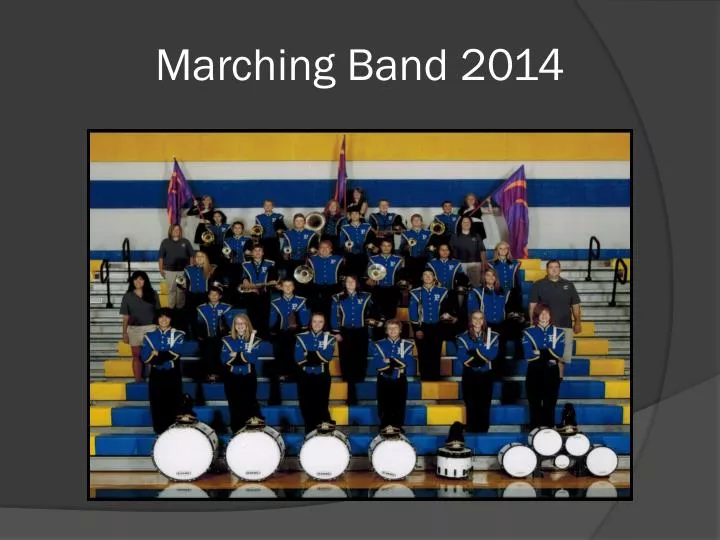 marching band 2014