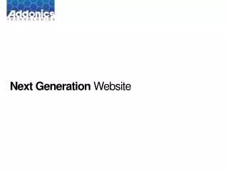 Next Generation Website