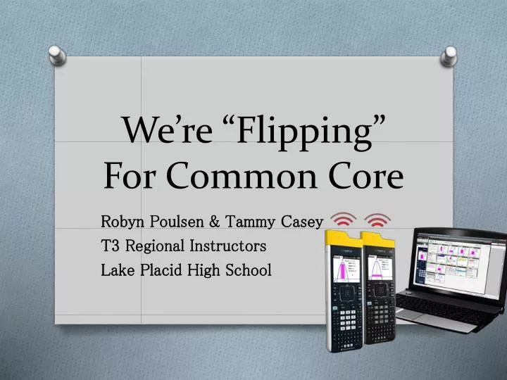 we re flipping for common core