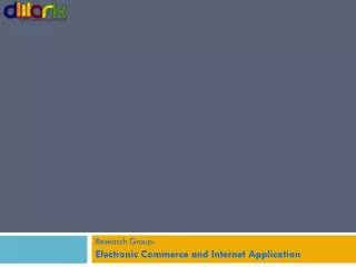 research group electronic commerce and internet application
