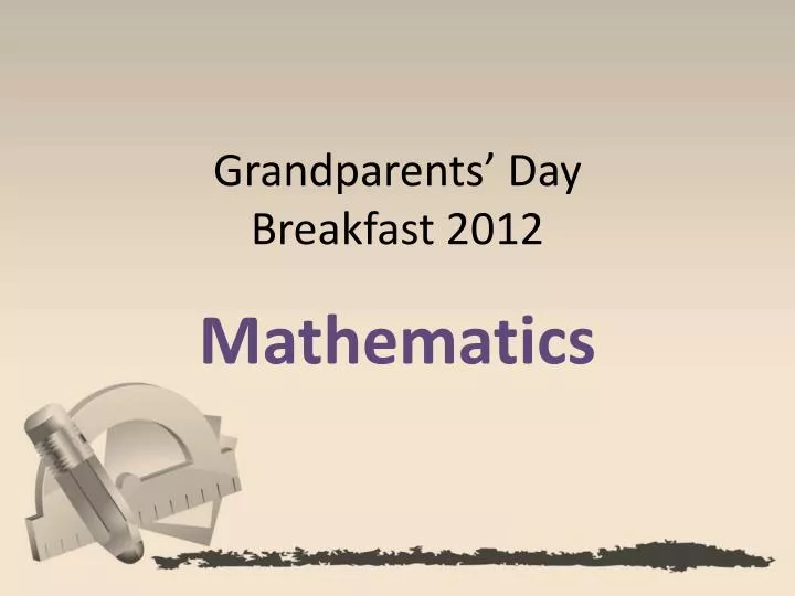 grandparents day breakfast 2012